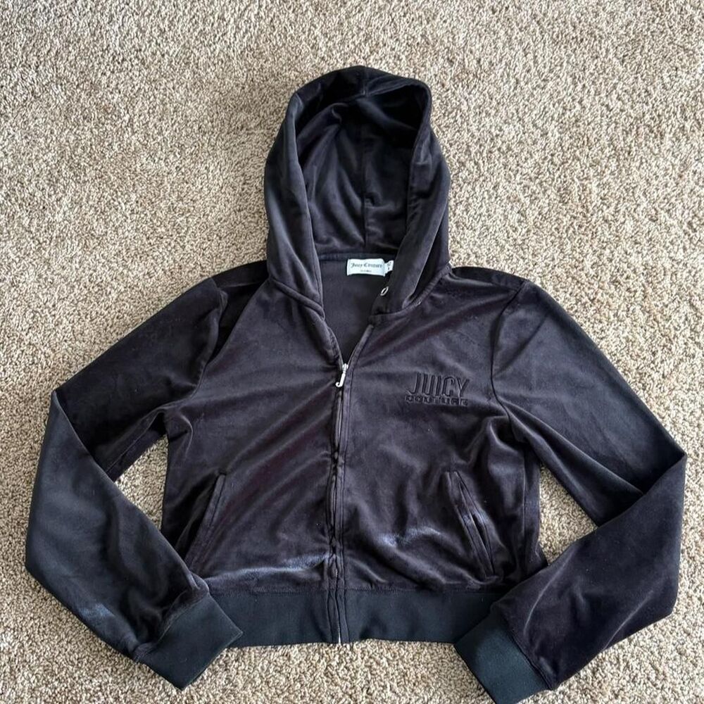 Juicy-couture Women's Black Hoodie - Picture 3 of 7